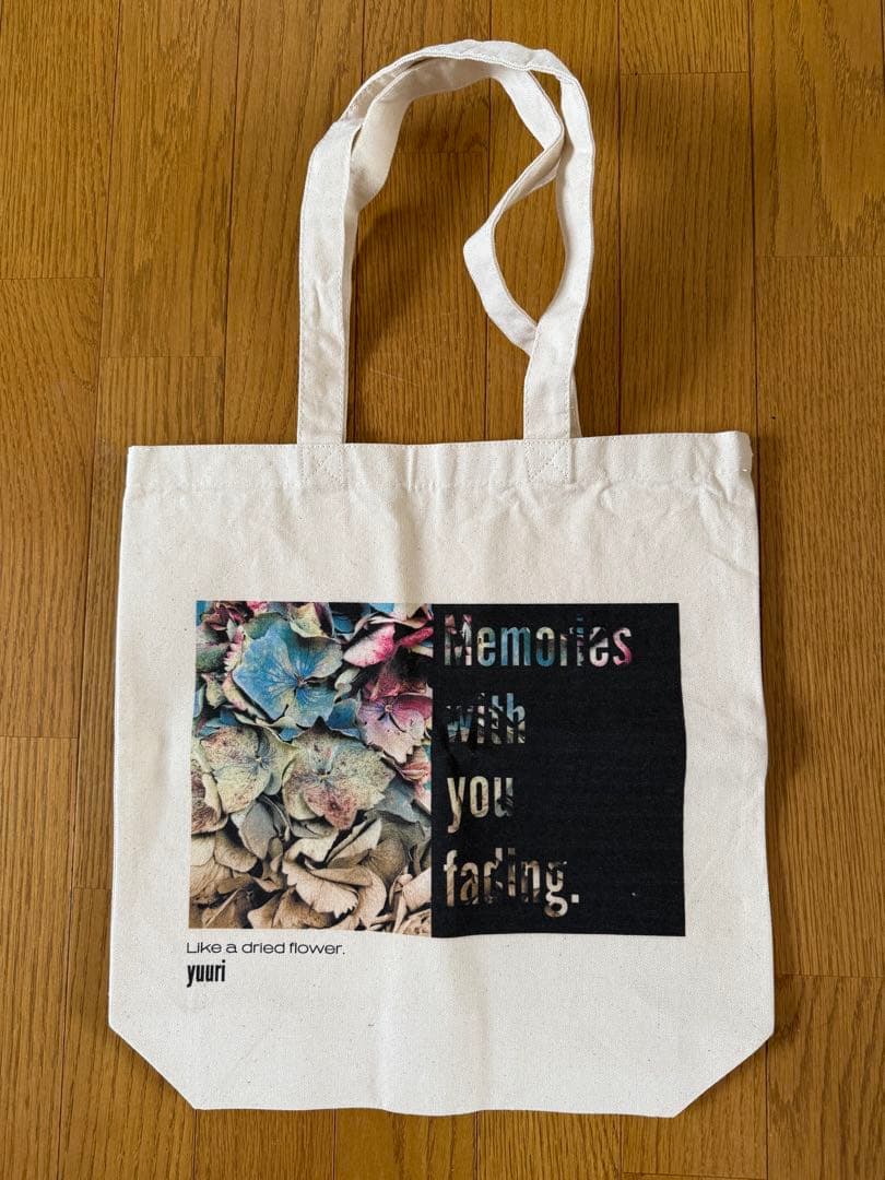 優里トートバッグ ドライフラワー