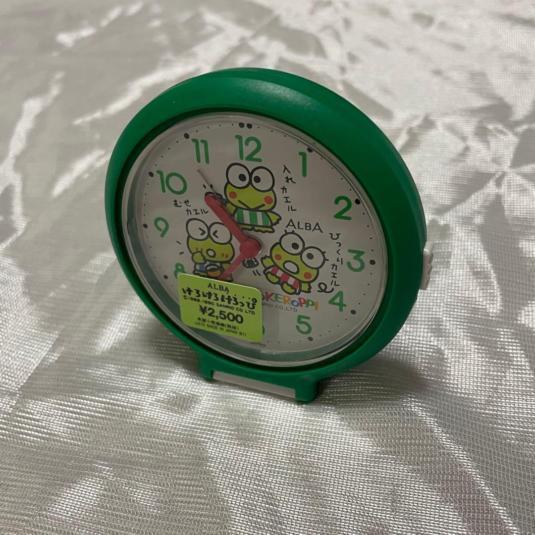 極美品 けろけろけろっぴ サンリオ 旧ロゴ 希少 ヴィンテージ 折りたたみ時計