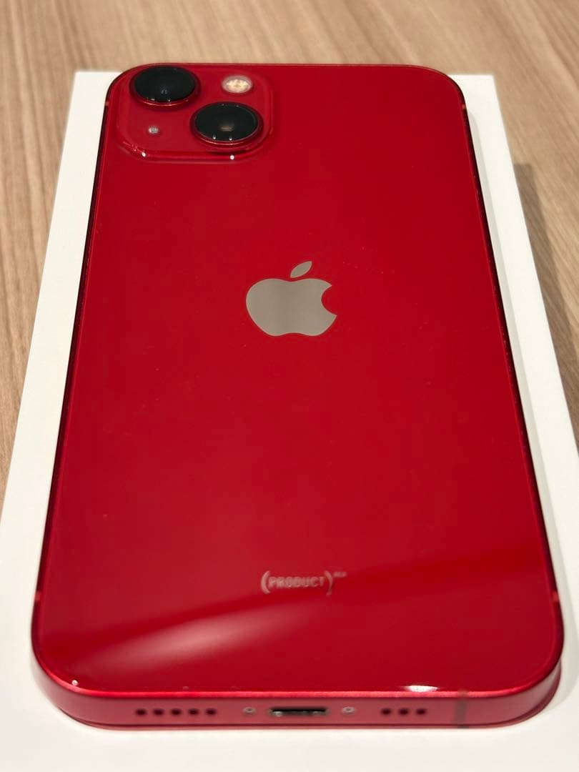 iPhone 13 256G レッド　SIM free　箱付き付属品有り