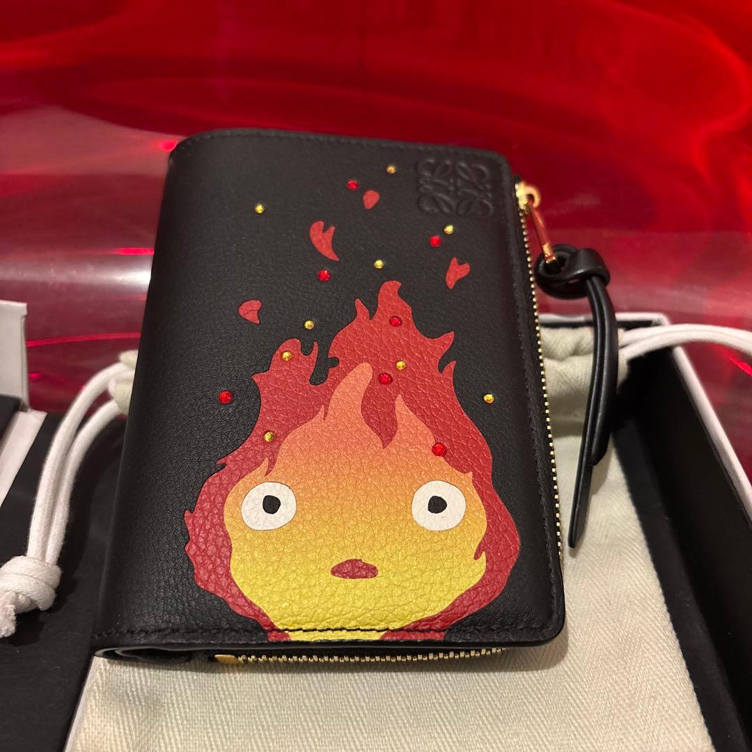 LOEWE×ジブリコラボ ハウルの動く城 カルシファーウォレット財布