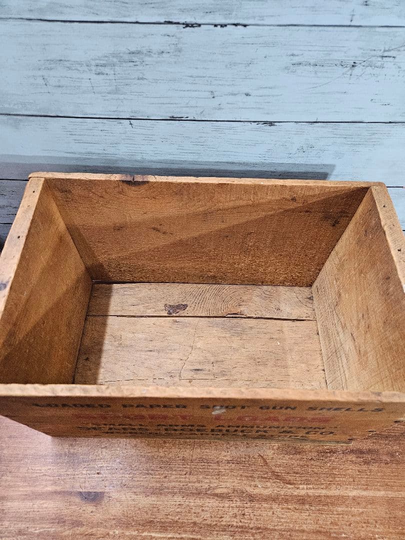 USAヴィンテージ SEARS シアーズ 古い木箱 弾薬庫 ケース 収納