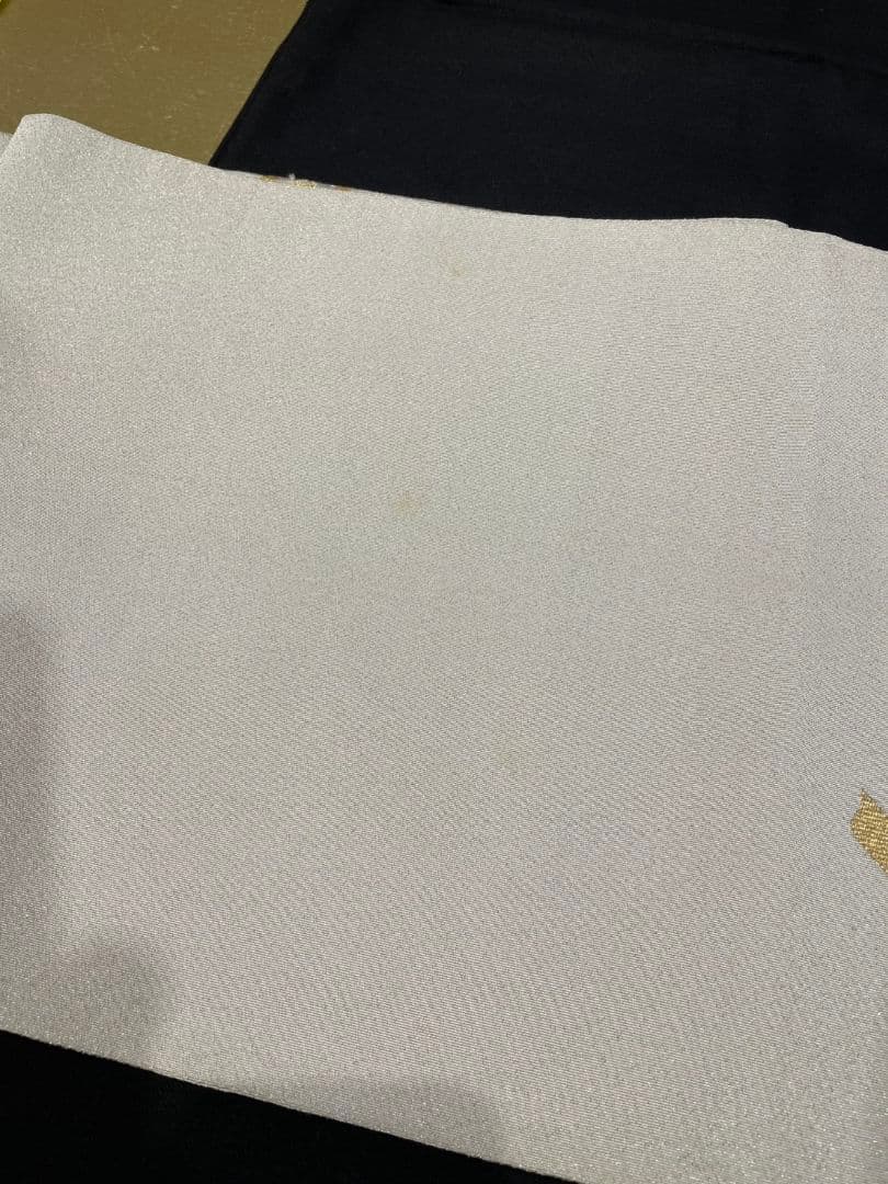 【お茶席用に】★★正絹　じゅらく\"帝王紫\"　綴れ袋帯★★