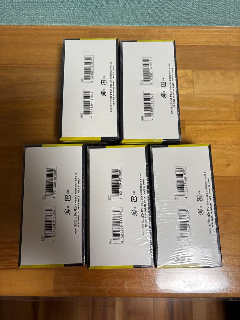 【新品】ポケモンカード　MEGAドリームexシュリンク付5BOXセット