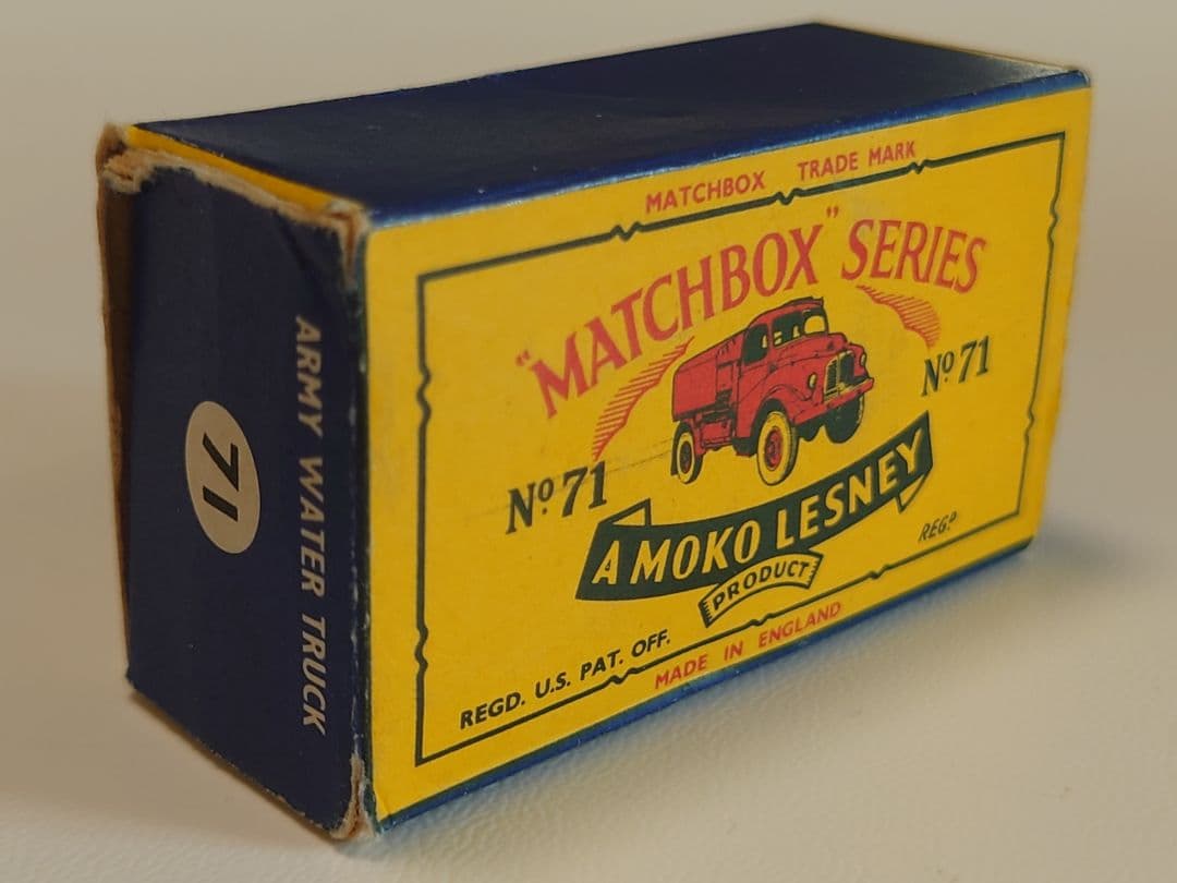 MATCHBOX 　No.71 Army Water Truck