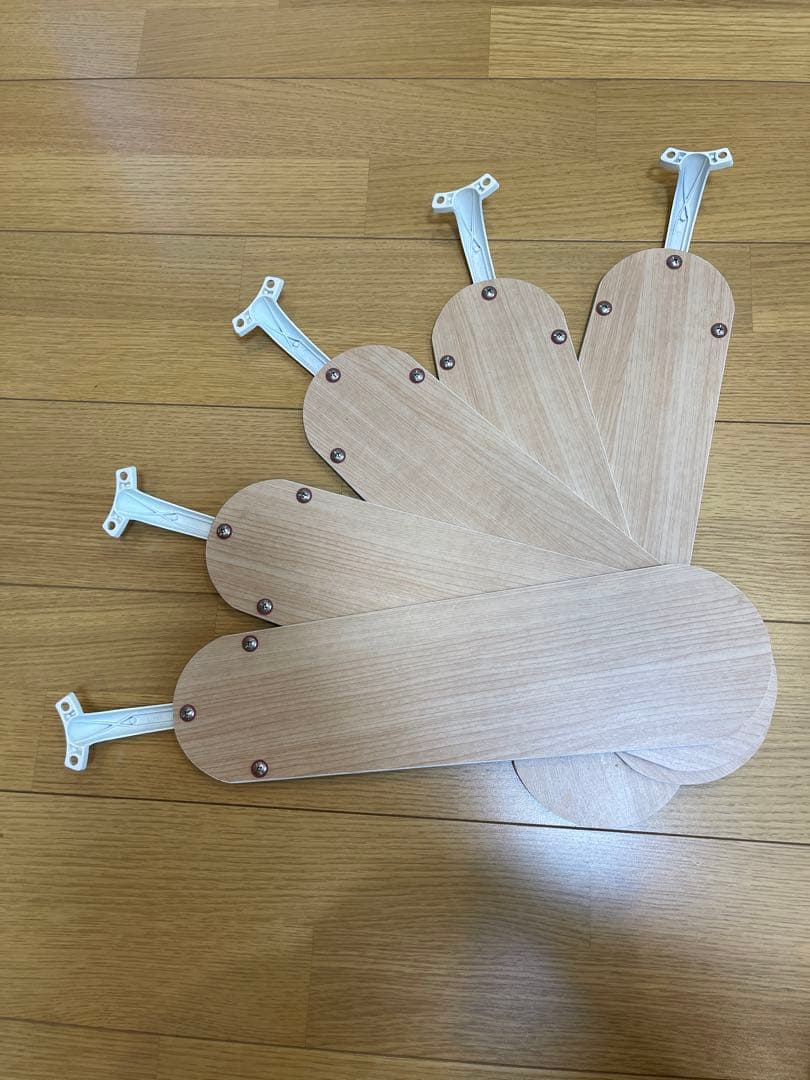 【美品】シーリングファンライト New Mefive（5枚羽根・4灯タイプ）