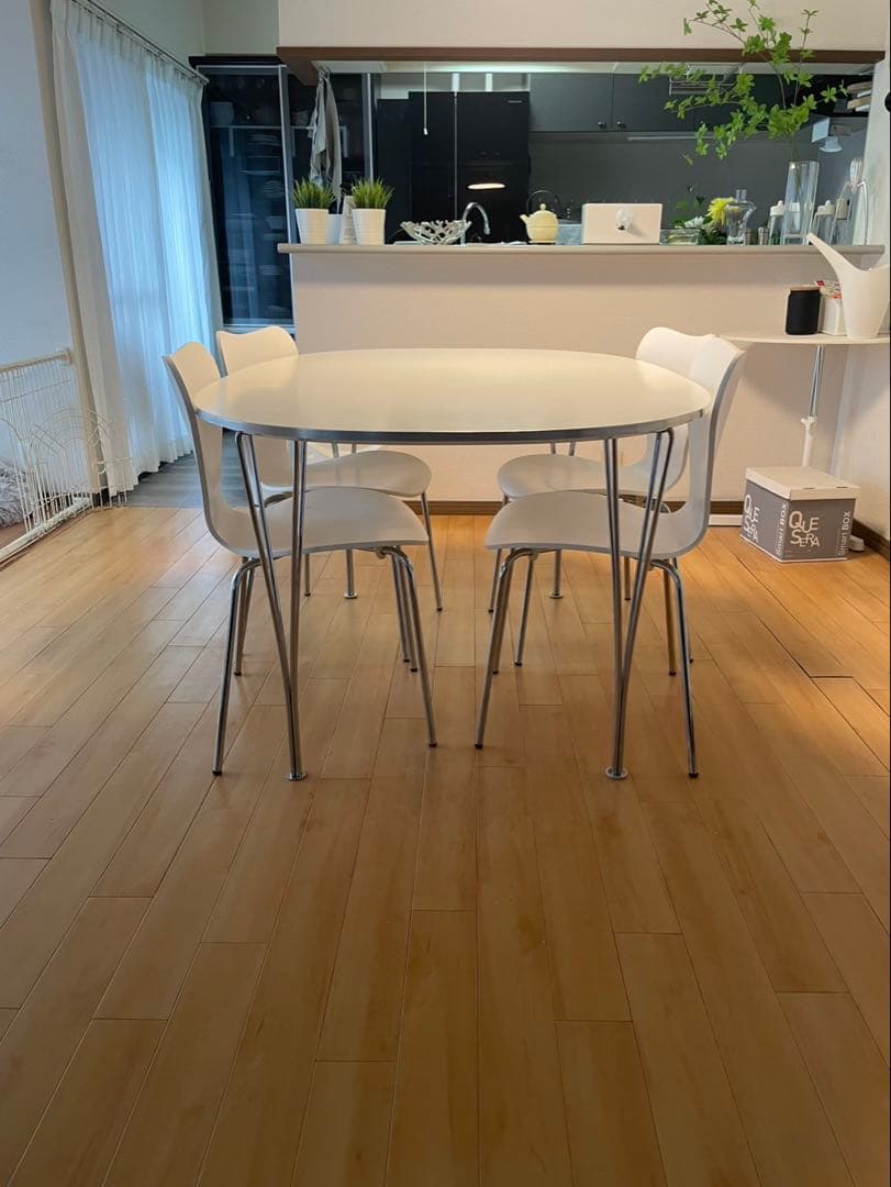 ⭐︎⭐︎⭐︎スーパー楕円テーブル 150×100cmホワイト