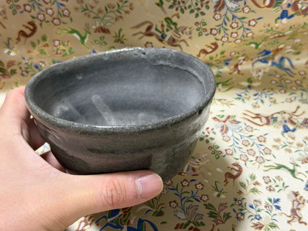 西岡小十 上位作 唐津茶碗