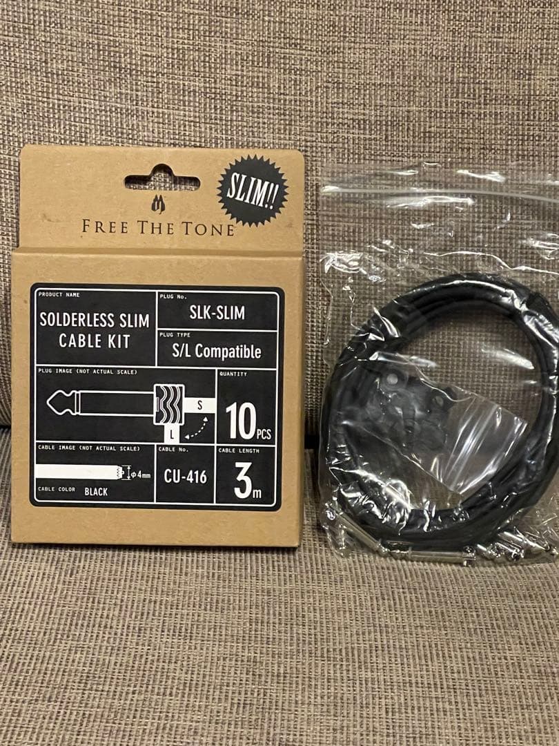 FREE THE TONE/SOLDERLESS CABLE KIT(スリム)