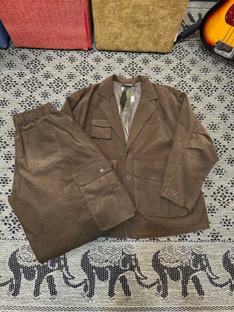 BALLSY.BROTHERS ミリタリーコーデュロイセットアップ