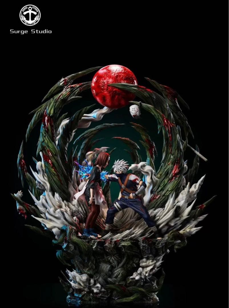 カカシ　野原リン ナルト NARUTO フィギュア ガレージキット