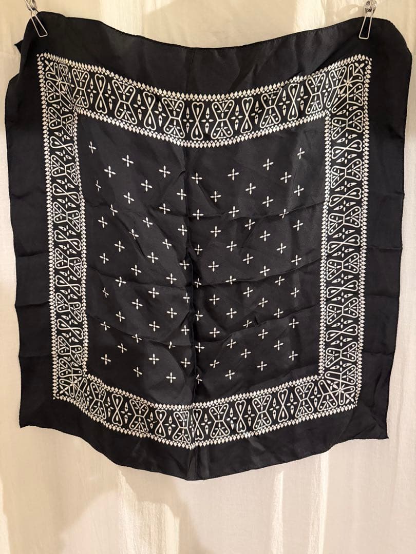 UNUSED アンユーズド シルク バンダナ スカーフ