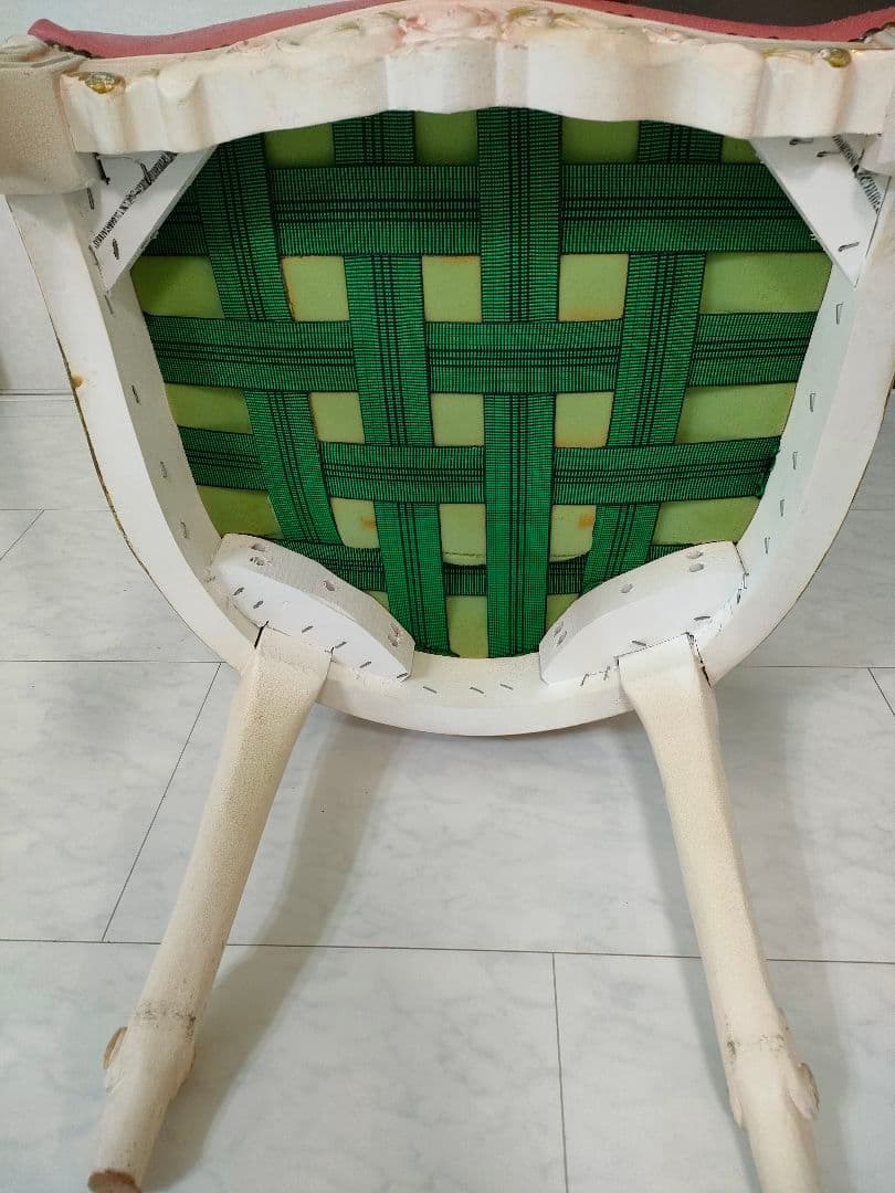 【おけい♛ྀི親孝行中様用】ロココ調 ダイニングチェア 1脚（１つ目）