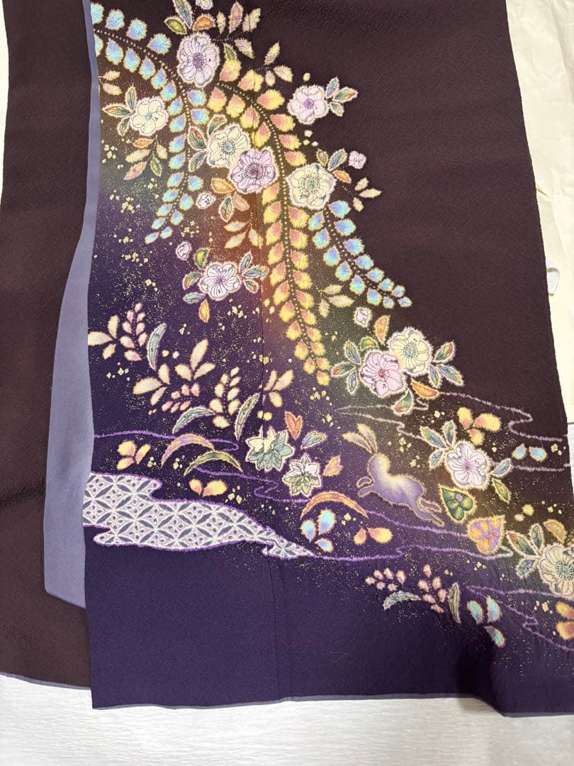 ハタボー 値下げ！美展誂え　辻ヶ花訪問着と、袋帯セット