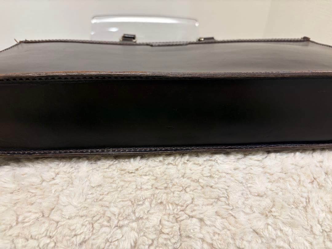 グレンロイヤル　ブリーフケース　ブライドルレザー 軽量 A4 脱着式収納