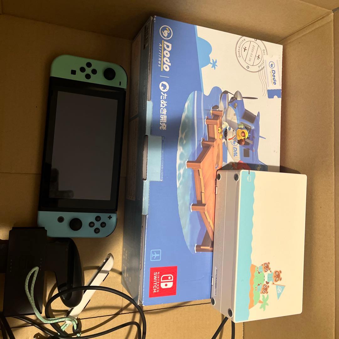Switch 本体　あつ森　美品　初期化済み