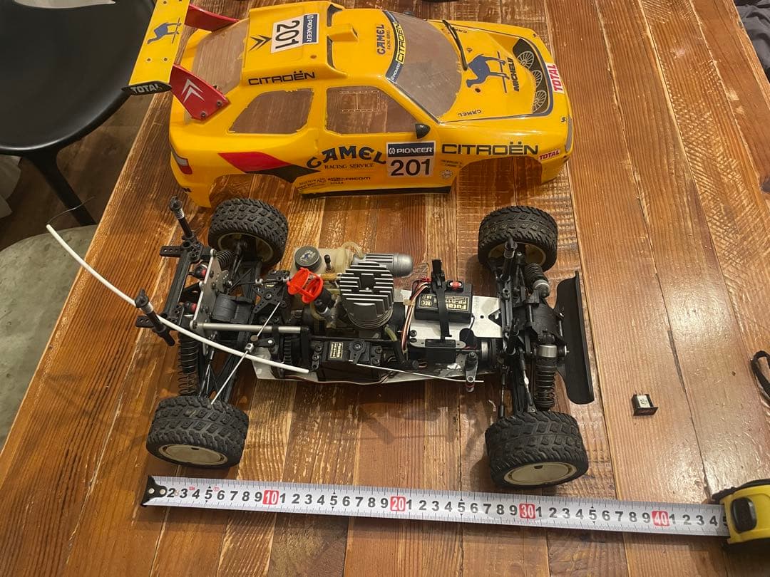 【ジャンク品】京商 エンジンカー シトロエン キャメルデザイン RCカー