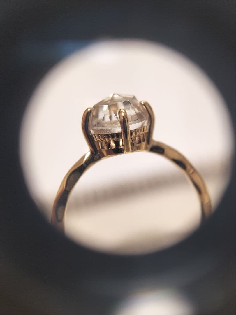 【むつみ】ノジェス★ピンキー リング ピアス★K10 クォーツ