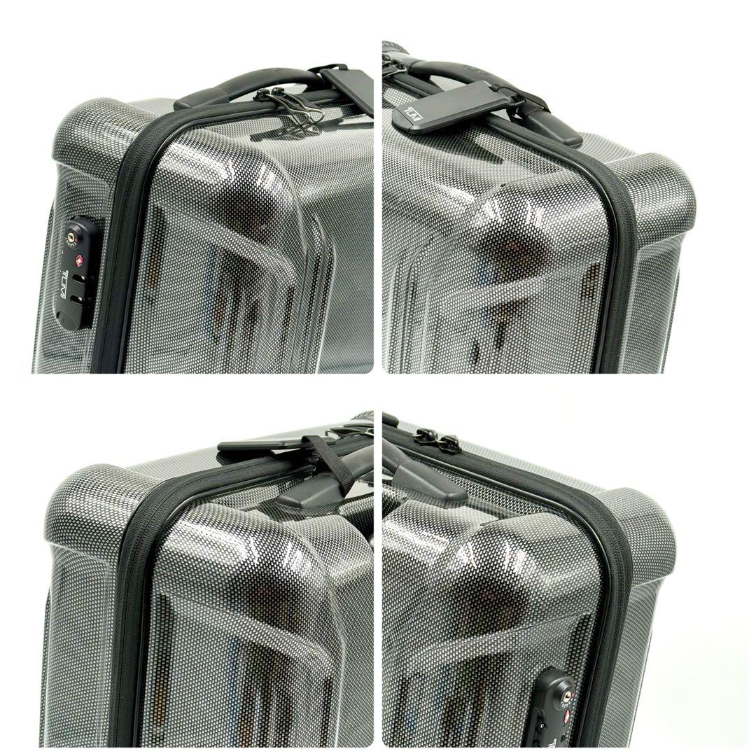 鑑定済 美品 TUMI トゥミ コンパクトキャリーオン 25L カーボン