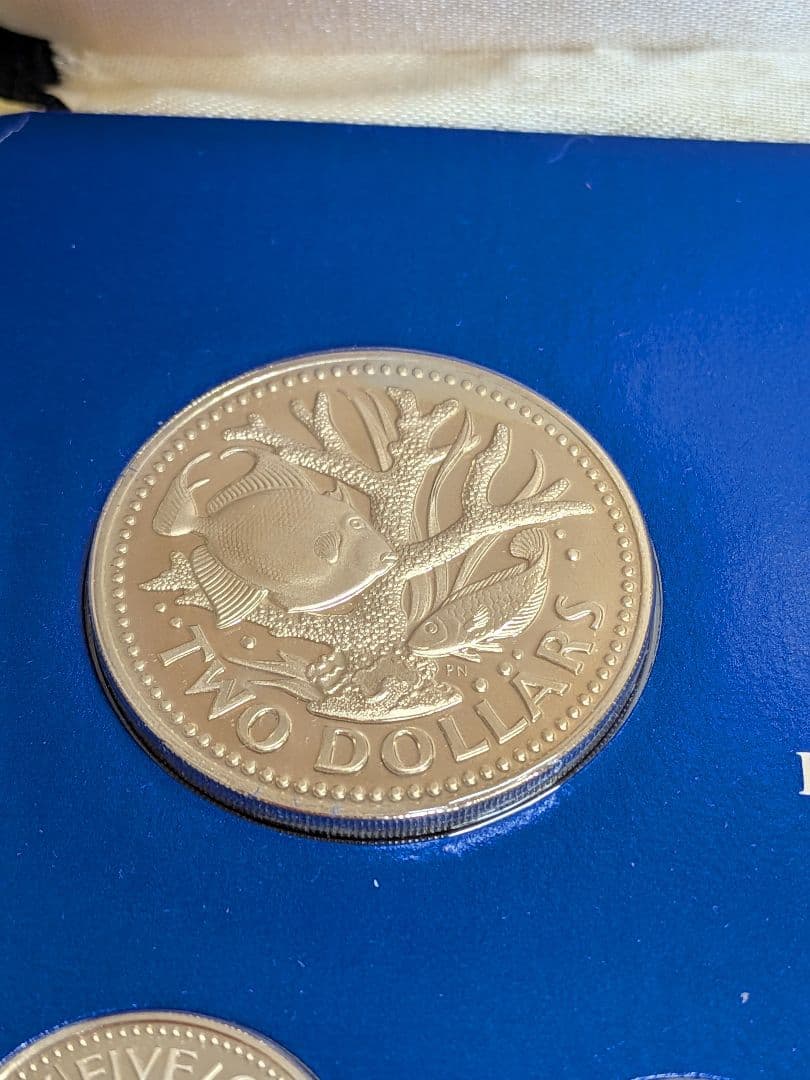 バルバドス　プルーフセット　1975