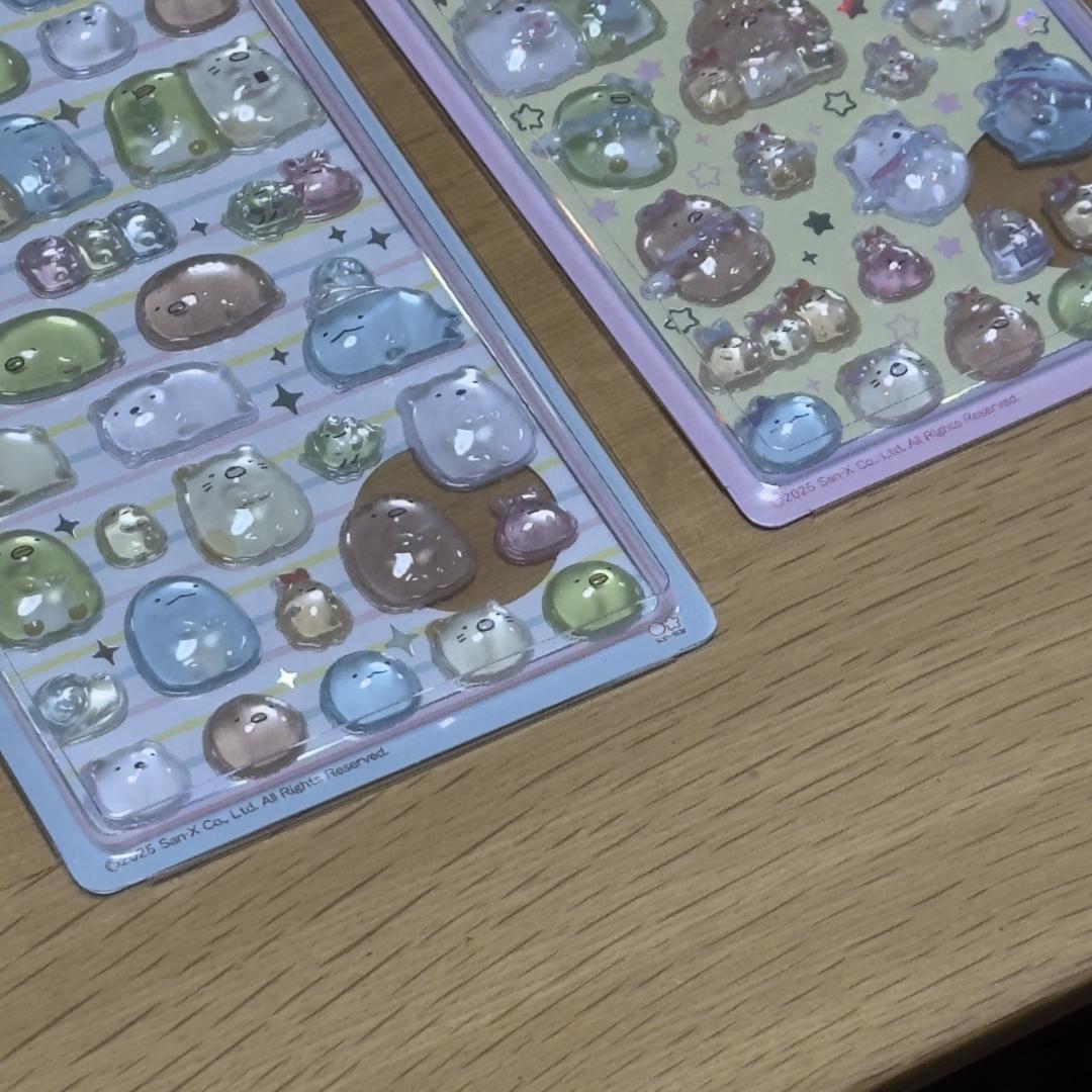 【新品正規品】 ボンボンドロップシール「すみっコぐらし」 2枚セット