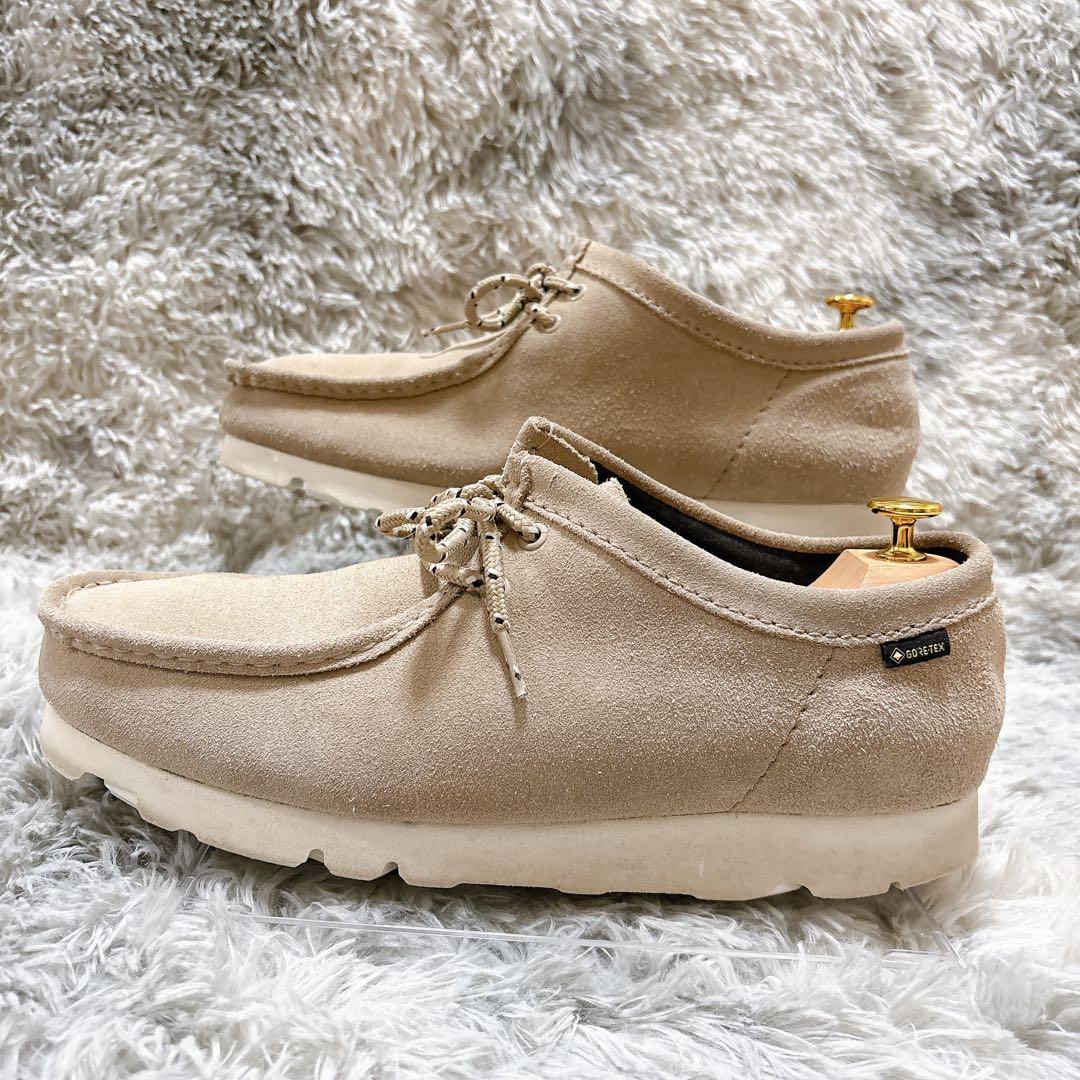 【美品】clarks wallabee ゴアテックス　クラークス ワラビー　28