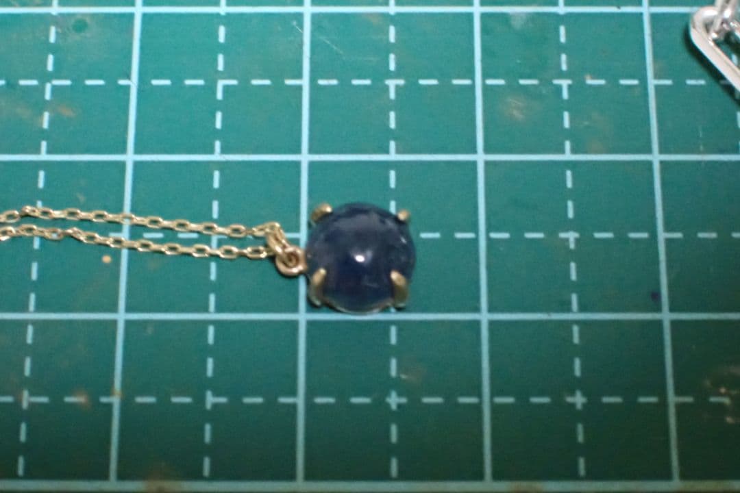 新品　未使用　糸魚川翡翠　入コン沢　青　10金　丸　ネックレス　送料無料