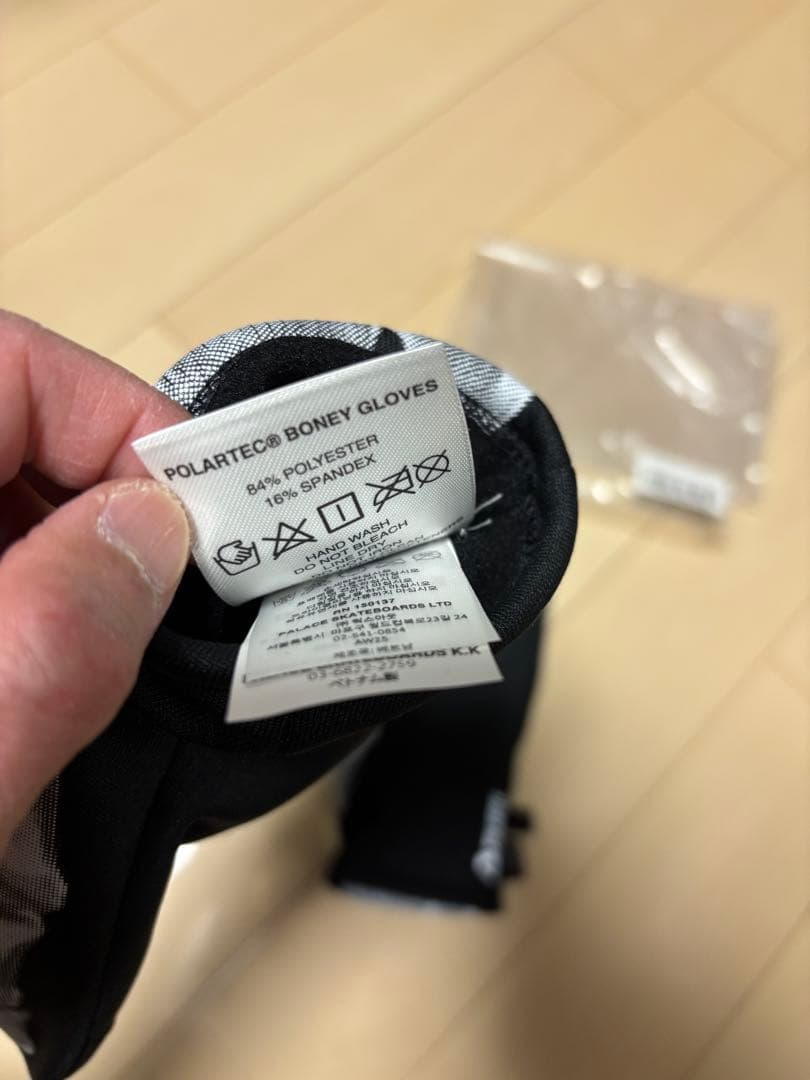 小物 POLARTEC BONEY GLOVES BLACK