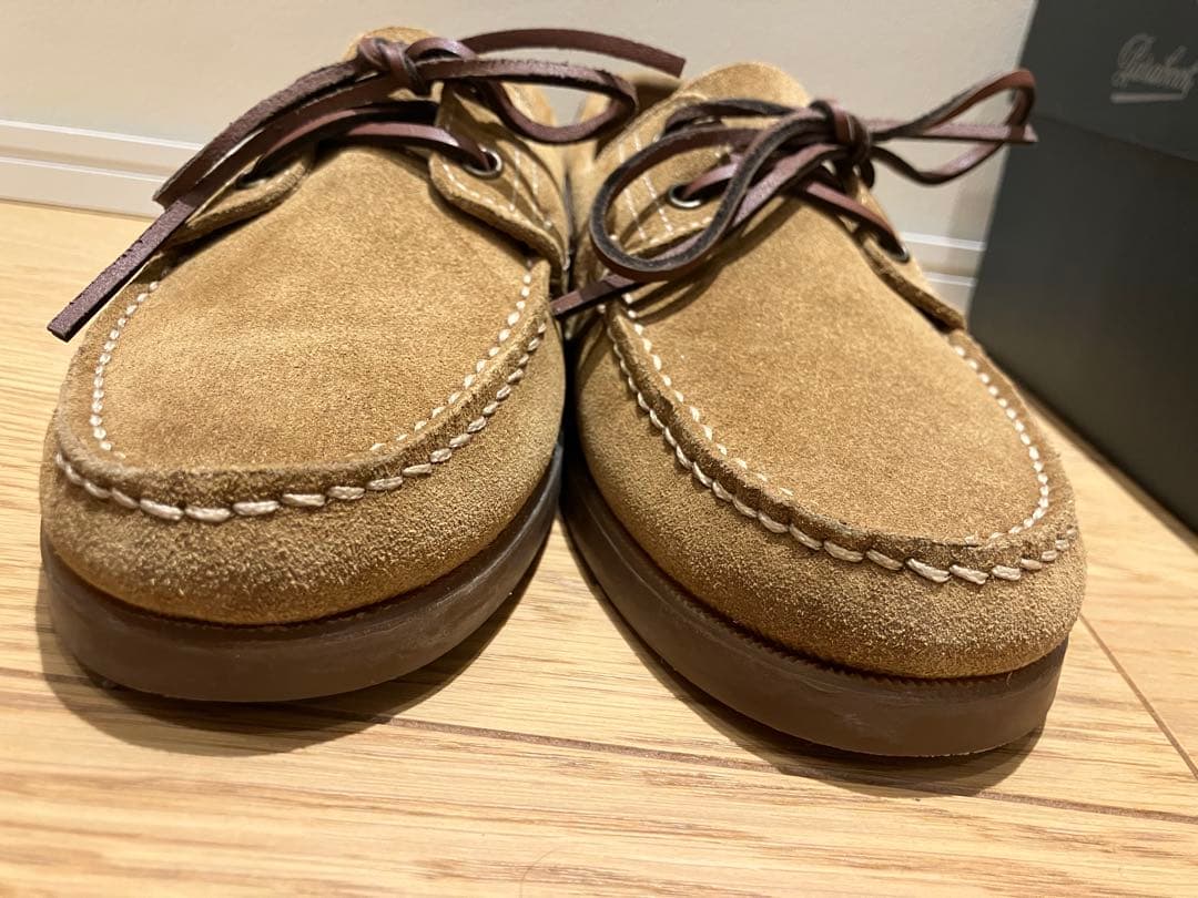 パラブーツ　バース　6/ ベージュ スエード　美品