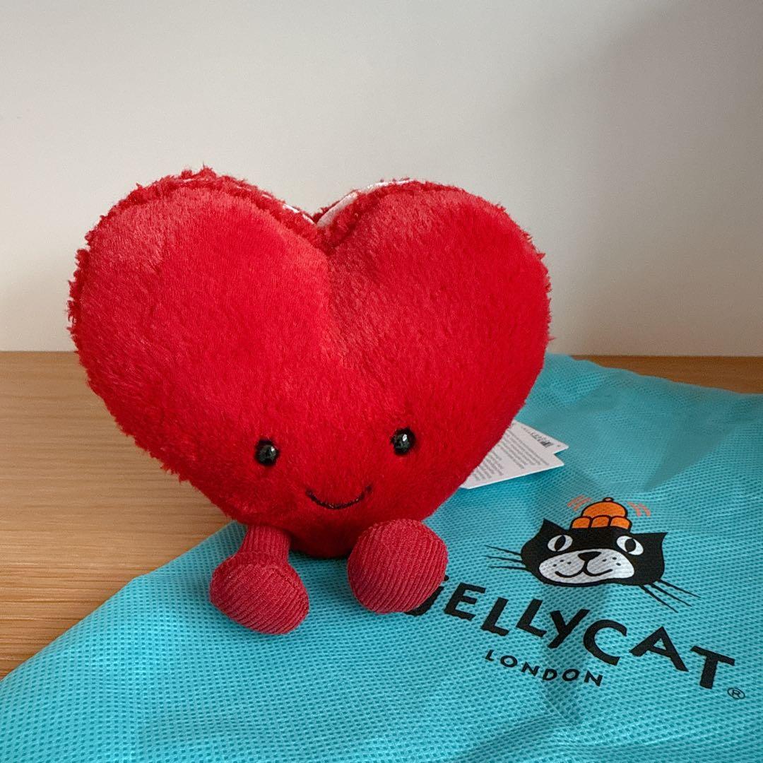 　ハート　マカロンぬいぐるみ 赤　デザート　バレンタイン　正規品
