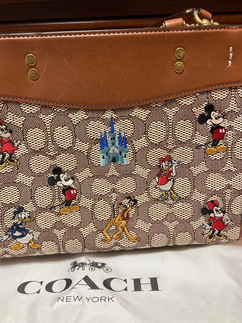 ご予約品【DISNEY×COACH】ディズニー50周年 ショルダーバッグ