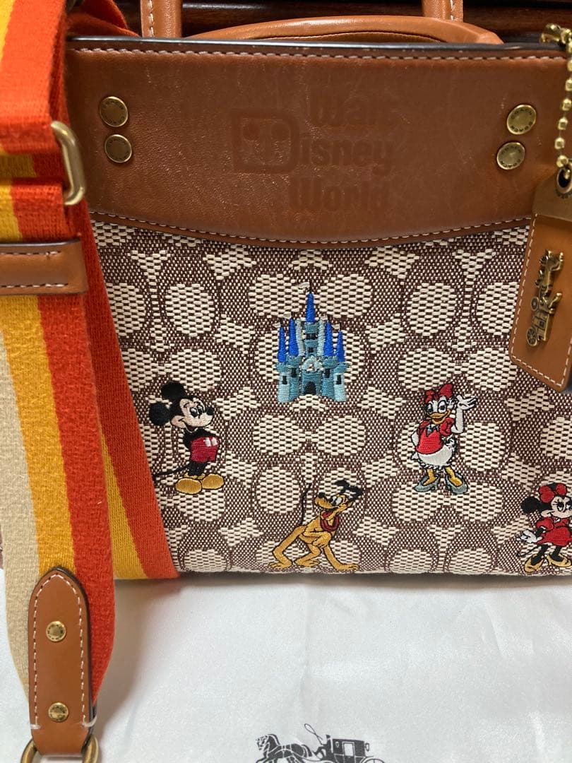 ご予約品【DISNEY×COACH】ディズニー50周年 ショルダーバッグ