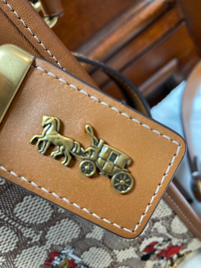 ご予約品【DISNEY×COACH】ディズニー50周年 ショルダーバッグ