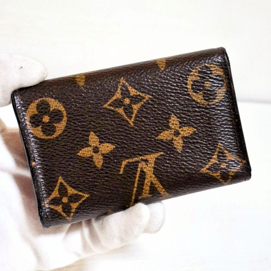 ⛄美品⛄️ルイヴィトンモノグラム　ポルトモネロザリ　フューシャ　折り財布#453