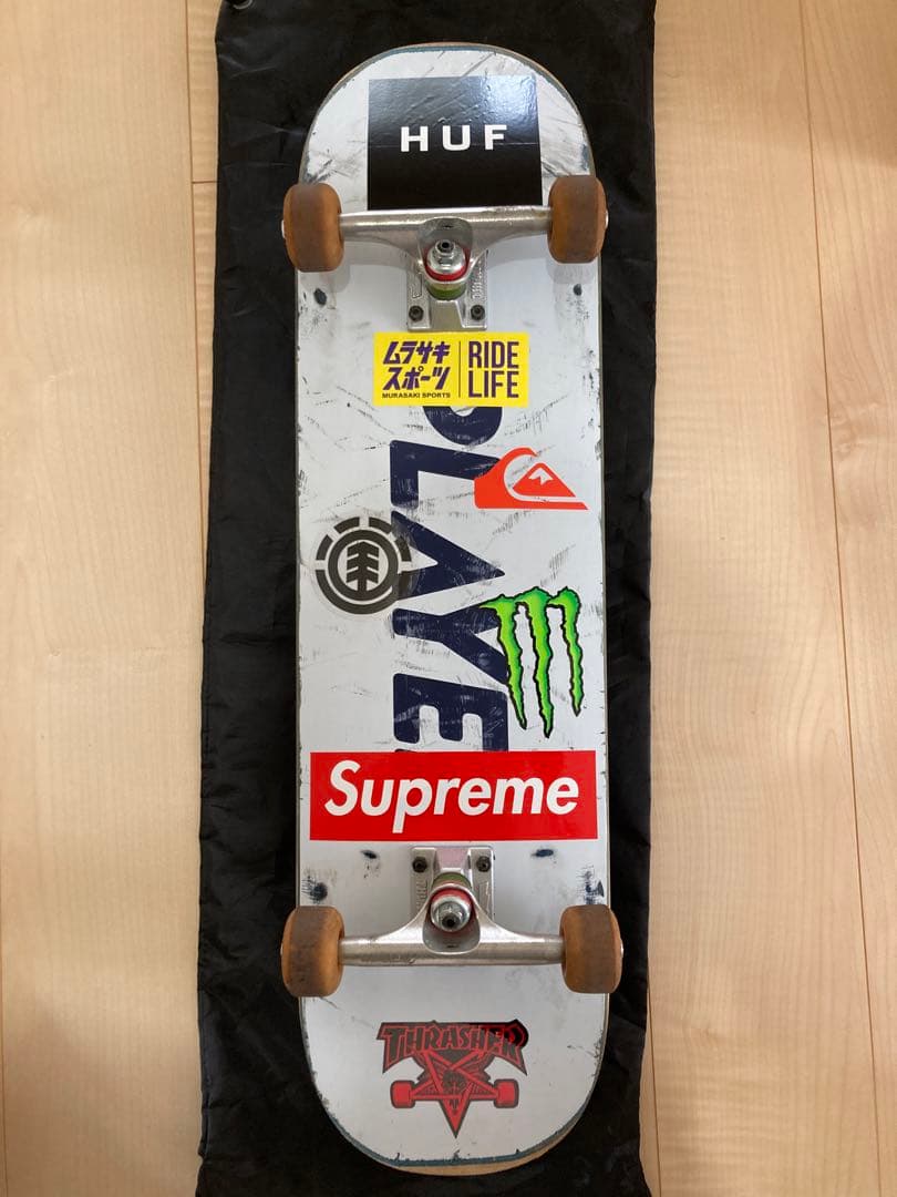 スケボー スケート スケートボード デッキ コンプリート THUNDER ホロー