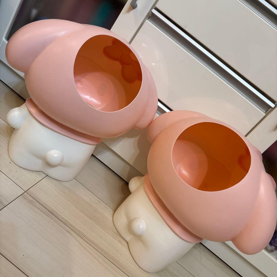 希少☆マイメロ☆ゴミ箱☆2個セット☆サンリオ☆マイメロディ☆ダストボックス