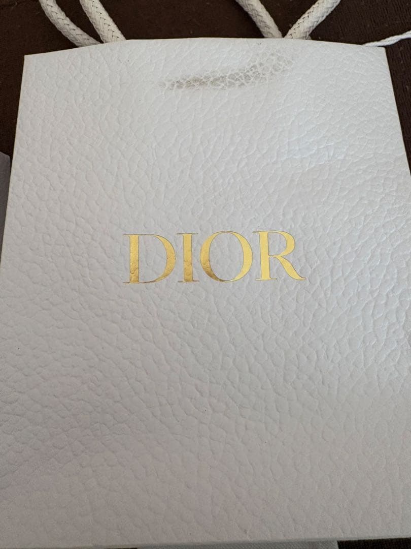 Diorピアスピンクゴールド箱、ショッパー付き