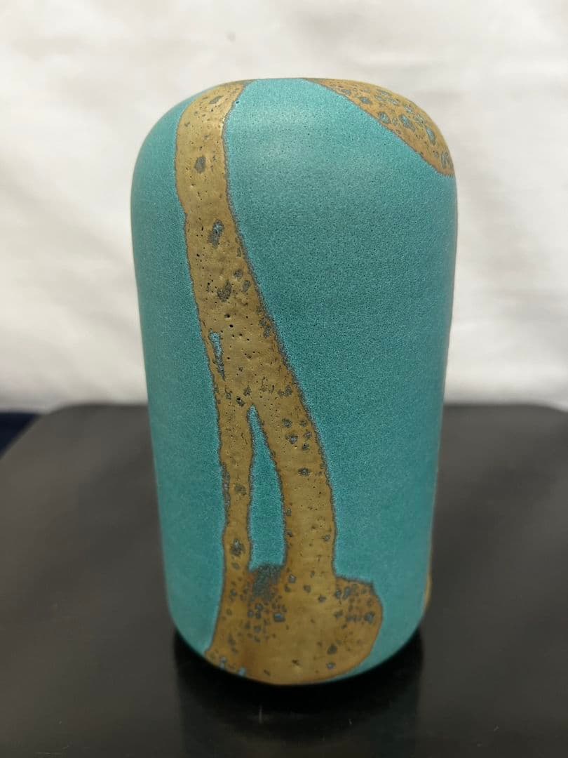 花瓶『雲藍』 森野泰明 日本藝術院会員