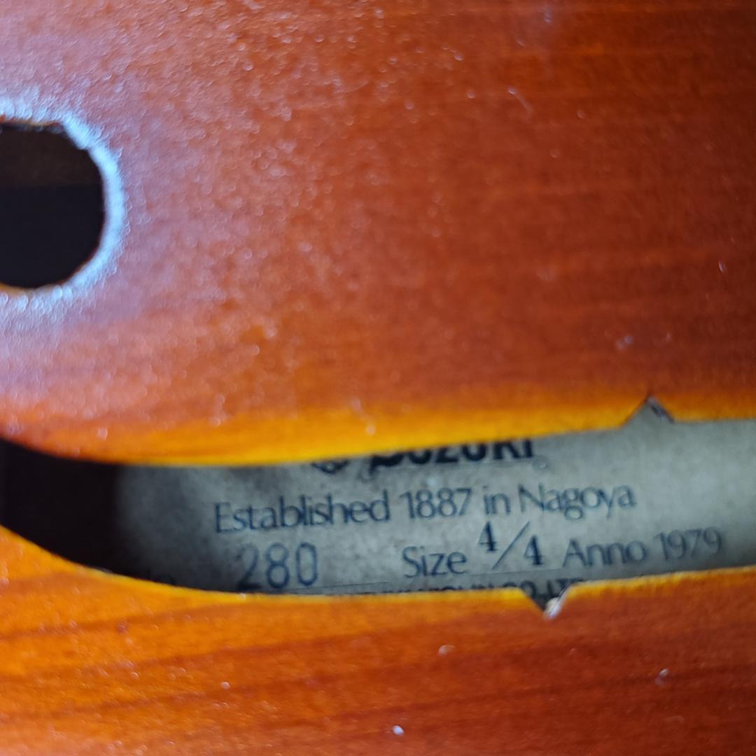 お*か様 SUZUKI スズキ★バイオリン★No.280　4/4サイズ　Anno