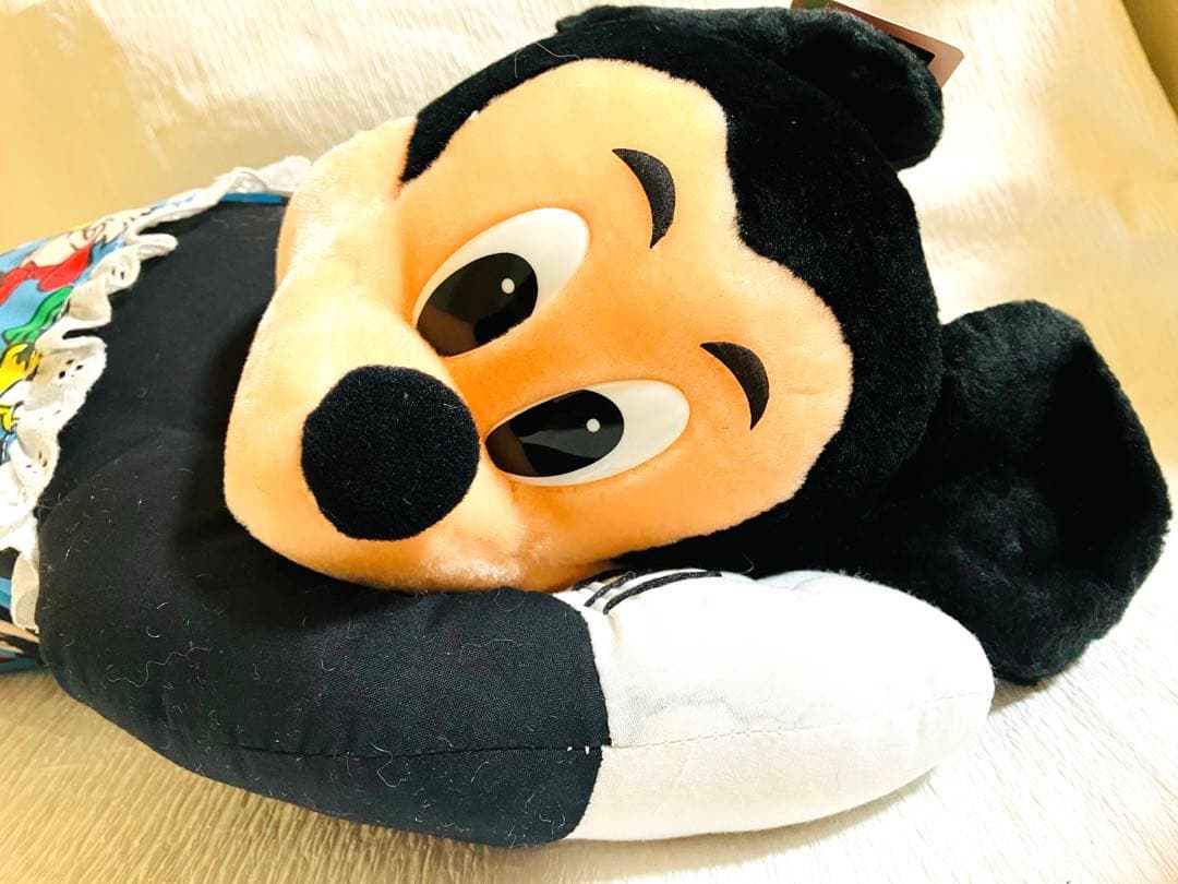 【未使用】ミッキーマウス 特大 / ヴィンテージ ぬいぐるみ タグ付き 激レア‼️
