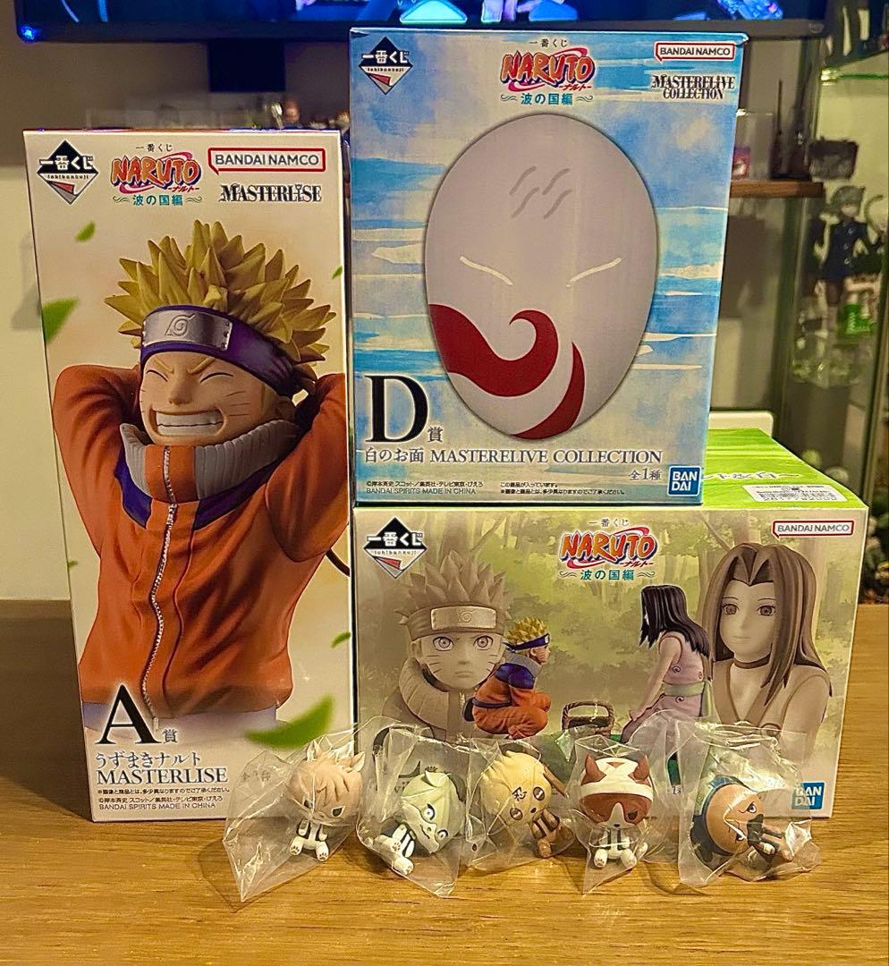 一番くじ NARUTO 波の国編 白 ナルト フィギュア A賞 C賞 D賞