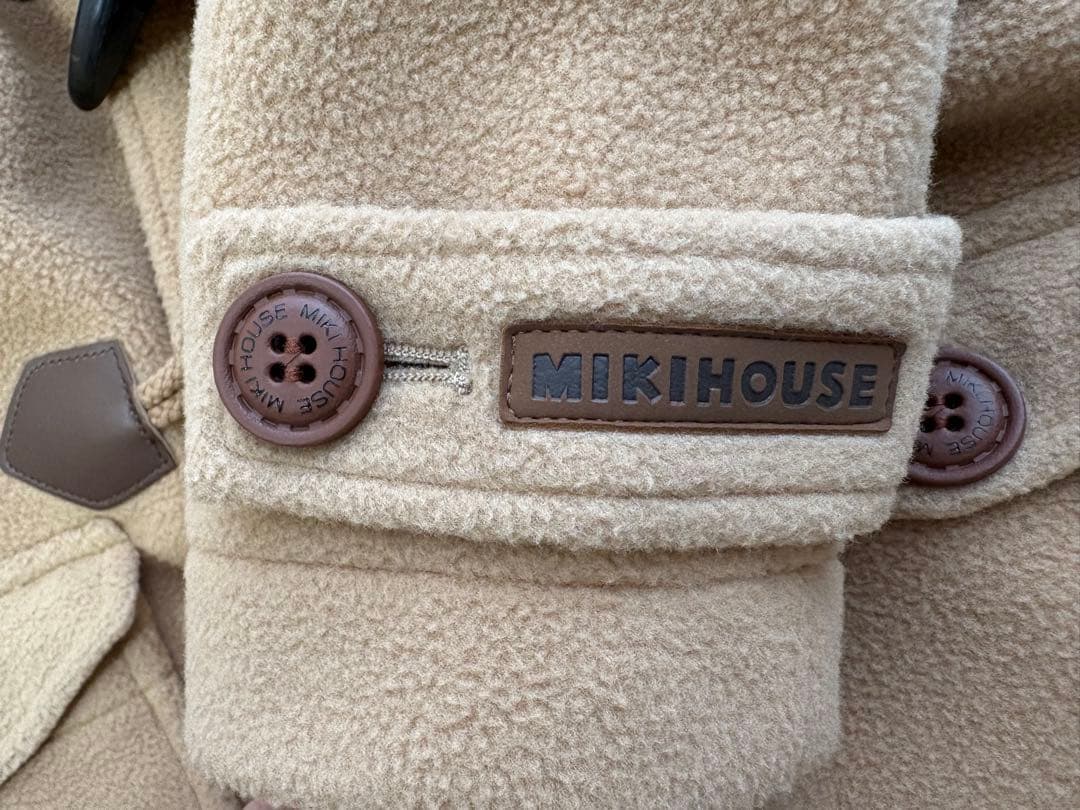 【4回着用】ミキハウス　ダッフルコート90