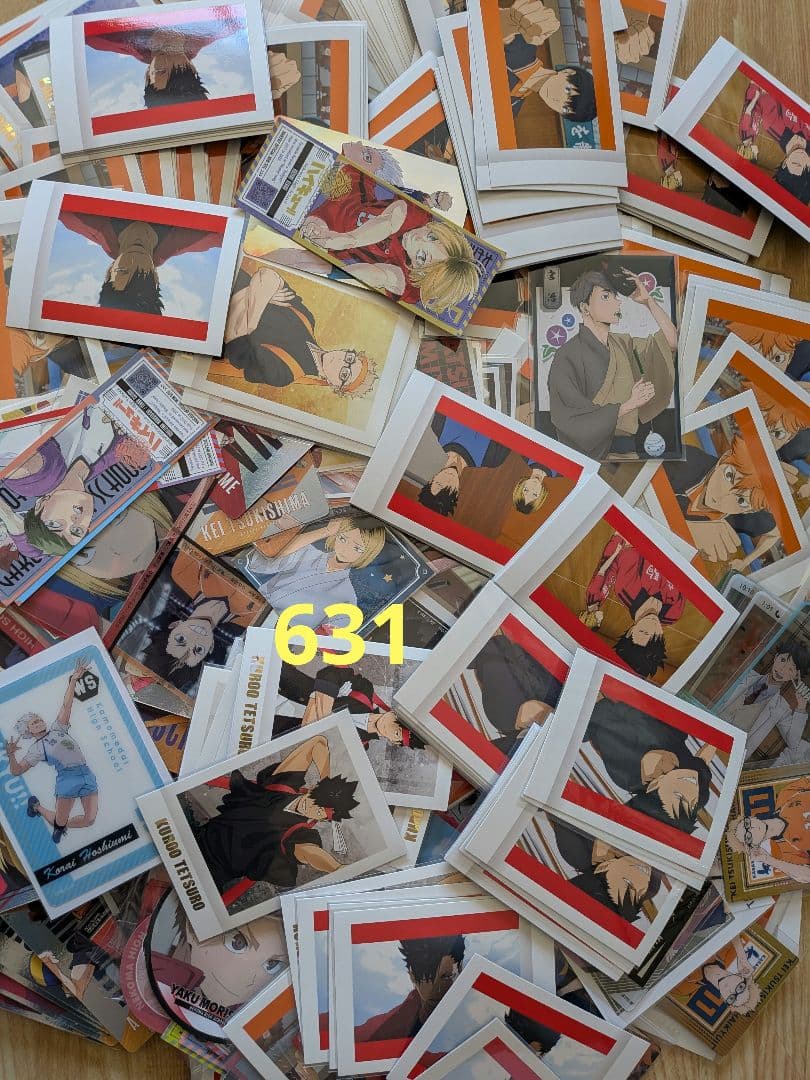 ハイキュー ぱしゃこれ カード ステッカー 631枚 ※お値下げ多少は️⭕️
