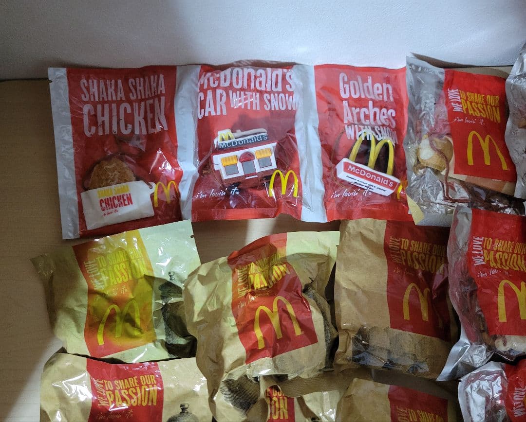 激レア！マクドナルド 新品フードストラップ1〜3弾コンプセット/非売品