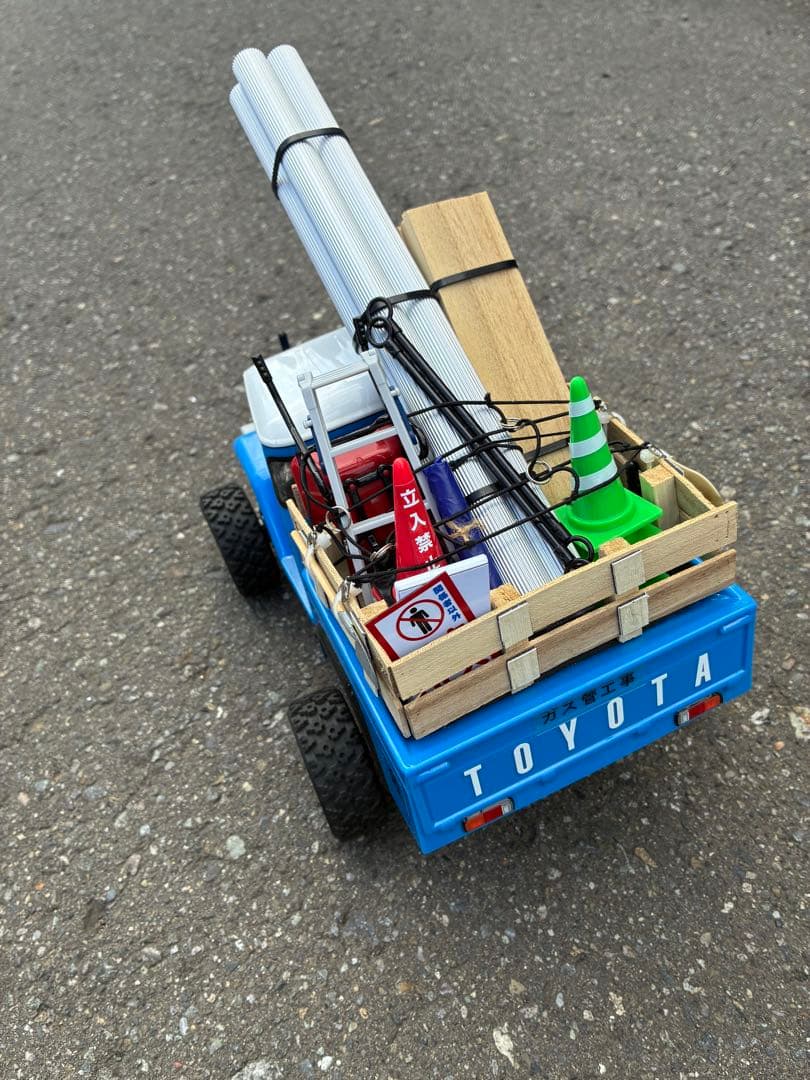 タミヤ GF-01 モーター付 18T ランドクルーザー 40 ボディ付