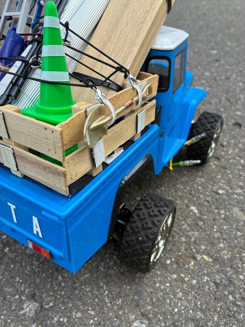 タミヤ GF-01 モーター付 18T ランドクルーザー 40 ボディ付