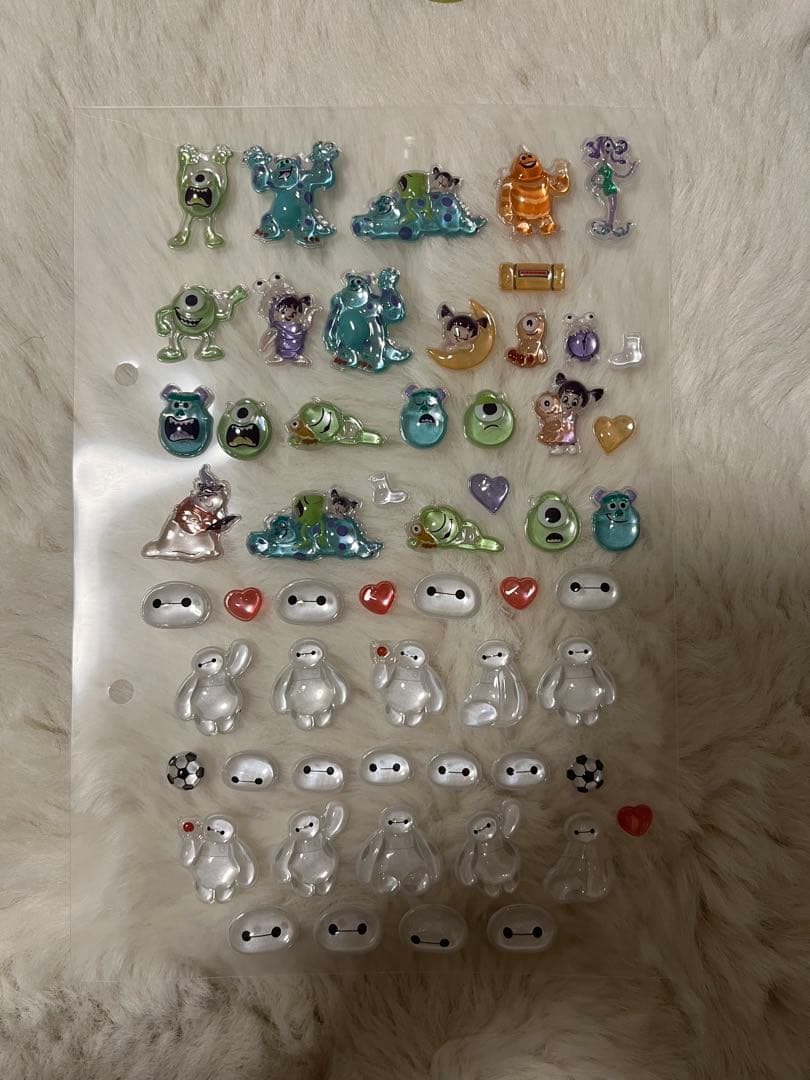 シール帳　ぷくぷくシール