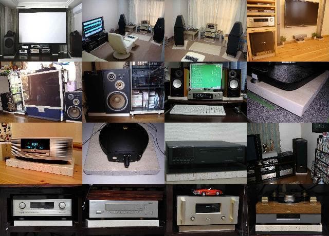 天然大理石オーディオボード●トラバーチン（穴あき）170×230×58 ●2枚