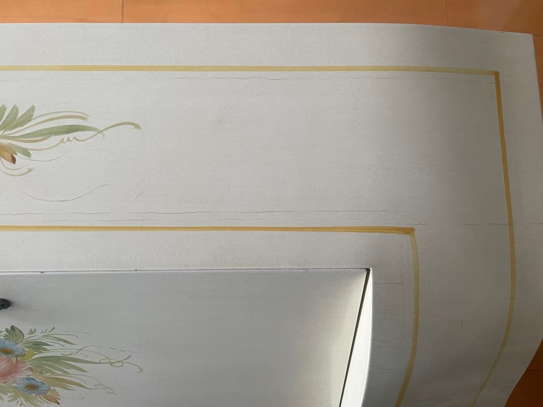 イタリア製❀︎花柄❀︎猫足ライティングビューロー・デスク(送料込み)