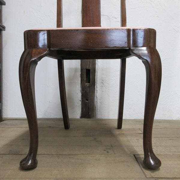 イギリス アンティーク 家具 ダイニングチェア 猫脚 椅子 英国 4766d