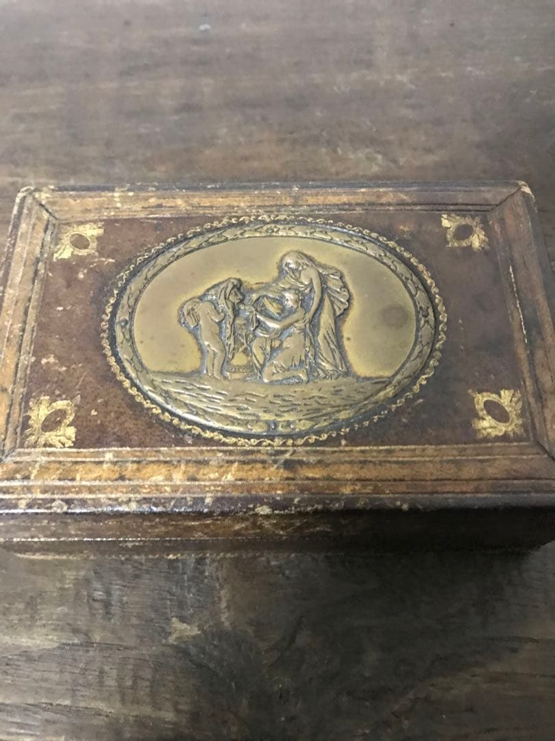 古道具　シガーケース　ジュエリーボックス